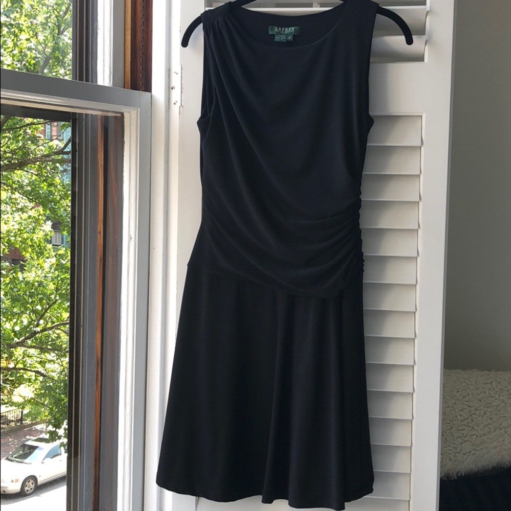 Lauren Ralph Lauren Black Midi Dress - Picture 2 of 7